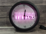 Tattoo LED Wall Clock -  - TheLedHeroes