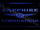 Sapphire Limousines LED Sign - Blue - TheLedHeroes