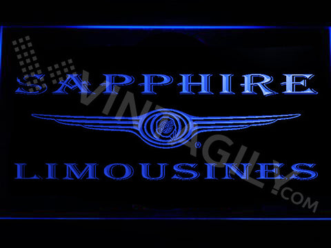 Sapphire Limousines LED Sign - Blue - TheLedHeroes