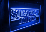 Stranger Things LED Neon Sign USB - Blue - TheLedHeroes