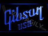FREE Gibson USA LED Sign - Blue - TheLedHeroes