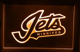 Winnipeg Jets (4) LED Neon Sign Electrical - Orange - TheLedHeroes