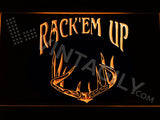 Rack'em Up LED Sign - Orange - TheLedHeroes