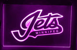 Winnipeg Jets (4) LED Neon Sign Electrical - Purple - TheLedHeroes