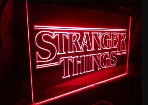 Stranger Things LED Neon Sign Electrical - Red - TheLedHeroes
