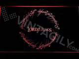The Lord Of The Rings LED Neon Sign USB - Red - TheLedHeroes