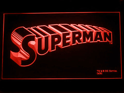 FREE Superman (2) LED Sign - Red - TheLedHeroes