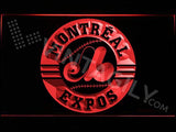 Montreal Expos LED Neon Sign USB - Red - TheLedHeroes