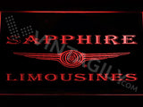 Sapphire Limousines LED Sign - Red - TheLedHeroes
