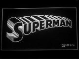 Superman (2) LED Neon Sign USB - White - TheLedHeroes