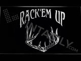 Rack'em Up LED Sign - White - TheLedHeroes