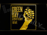 Green Day American Idiot LED Sign - Yellow - TheLedHeroes