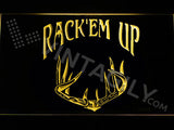 Rack'em Up LED Sign - Yellow - TheLedHeroes