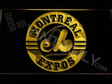 Montreal Expos LED Neon Sign USB - Yellow - TheLedHeroes