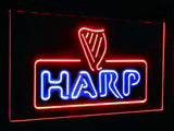 Harp Beer Dual Color LED Sign - Normal Size (12x8.5in) - TheLedHeroes