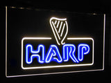 Harp Beer Dual Color LED Sign - Normal Size (12x8.5in) - TheLedHeroes