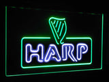 Harp Beer Dual Color LED Sign - Normal Size (12x8.5in) - TheLedHeroes