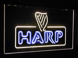 Harp Beer Dual Color LED Sign - Normal Size (12x8.5in) - TheLedHeroes