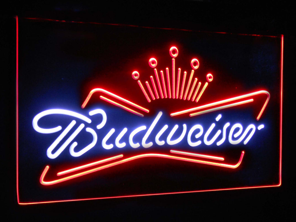 Budweiser Dual Color LED Sign - Normal Size (12x8.5in) - TheLedHeroes