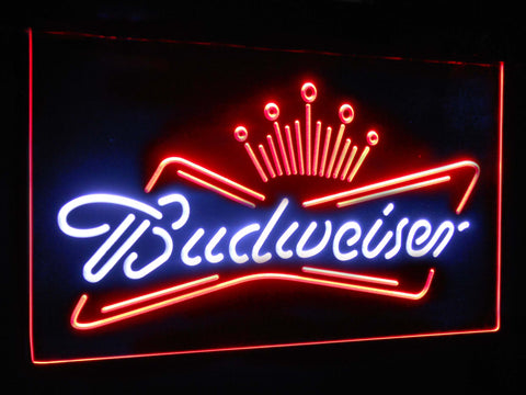 Budweiser Dual Color LED Sign - Normal Size (12x8.5in) - TheLedHeroes