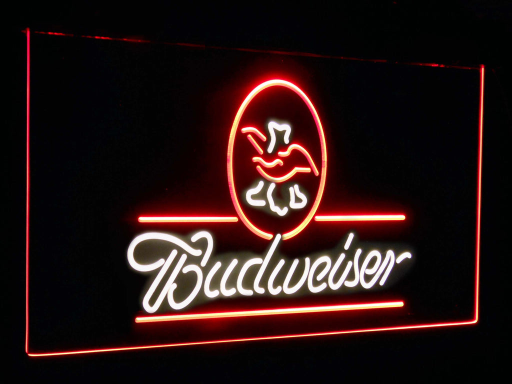 Budweiser  (4) Dual Color LED Sign - Normal Size (12x8.5in) - TheLedHeroes