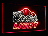 Coors Light Mountain Dual Color LED Sign - Normal Size (12x8.5in) - TheLedHeroes