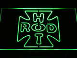 FREE Hot Rod Garage (2) LED Sign - Green - TheLedHeroes