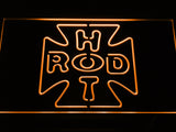 FREE Hot Rod Garage (2) LED Sign - Orange - TheLedHeroes