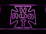 FREE Hot Rod Garage (2) LED Sign - Purple - TheLedHeroes