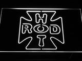 Hot Rod Garage (2) LED Neon Sign USB - White - TheLedHeroes
