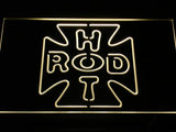 Hot Rod Garage (2) LED Neon Sign USB - Yellow - TheLedHeroes