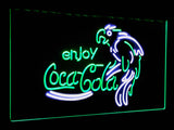 Coca Cola Toucan Dual Color LED Sign - Normal Size (12x8.5in) - TheLedHeroes