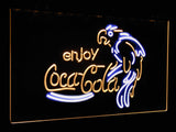 Coca Cola Toucan Dual Color LED Sign - Normal Size (12x8.5in) - TheLedHeroes