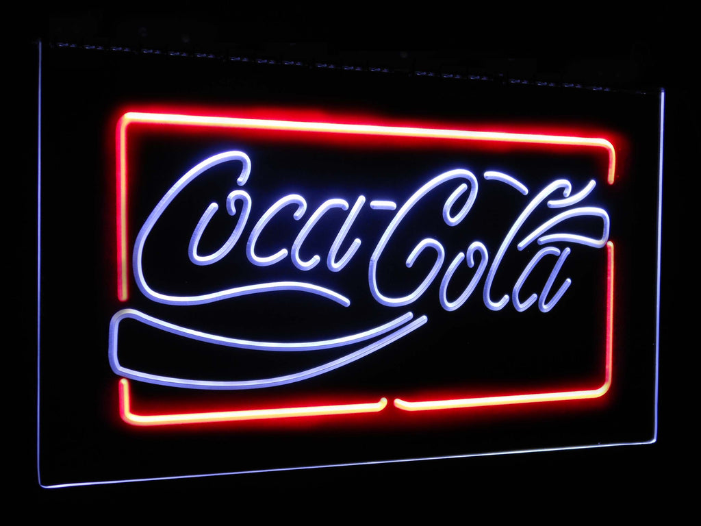 Coca Cola Dual Color LED Sign - Normal Size (12x8.5in) - TheLedHeroes