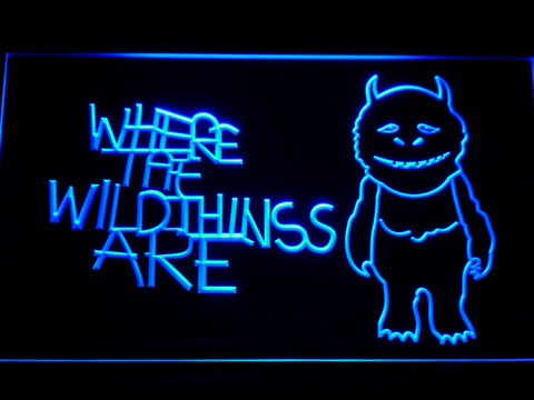 FREE Where the Wild Things Are LED Sign - Blue - TheLedHeroes