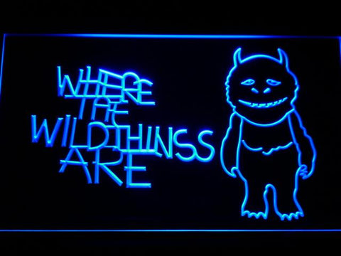 Where the Wild Things Are LED Neon Sign Electrical - Blue - TheLedHeroes