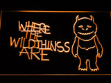 Where the Wild Things Are LED Neon Sign Electrical - Orange - TheLedHeroes