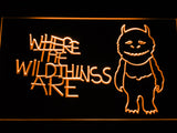 FREE Where the Wild Things Are LED Sign - Orange - TheLedHeroes