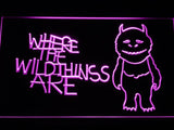 Where the Wild Things Are LED Neon Sign USB - Purple - TheLedHeroes