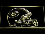 Green Bay Packers Helmet LED Sign - Yellow - TheLedHeroes