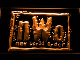 New World Order (professional wrestling) LED Neon Sign USB - Orange - TheLedHeroes