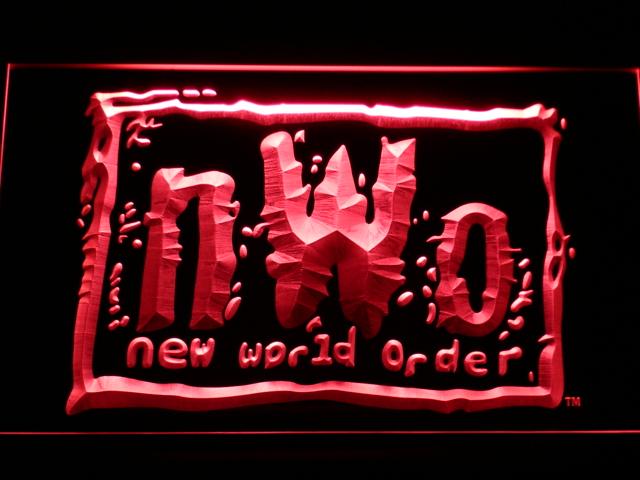 New World Order (professional wrestling) LED Neon Sign USB - Red - TheLedHeroes