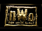 New World Order (professional wrestling) LED Neon Sign USB - Yellow - TheLedHeroes