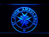 St John Ambulance LED Neon Sign Electrical - Blue - TheLedHeroes