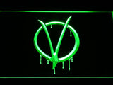 V for Vendetta LED Neon Sign USB - Green - TheLedHeroes