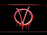 V for Vendetta LED Neon Sign USB - Red - TheLedHeroes