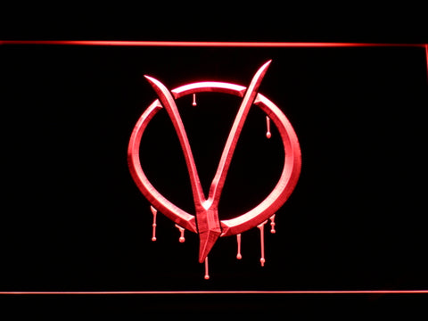 FREE V for Vendetta LED Sign - Red - TheLedHeroes