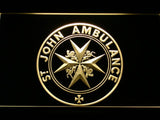 St John Ambulance LED Neon Sign Electrical - Yellow - TheLedHeroes