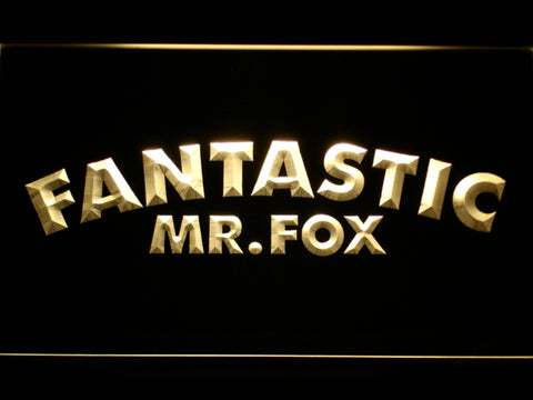 FREE Fantastic Mr. Fox LED Sign - Yellow - TheLedHeroes