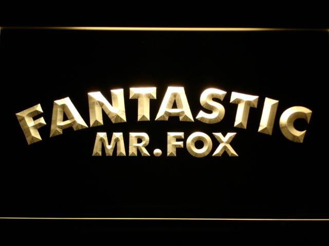Fantastic Mr. Fox LED Neon Sign Electrical - Yellow - TheLedHeroes